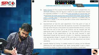 CA Inter Costing Theory  Revision Lec 13  Overheads  CA Harshad Jaju [upl. by Wehner]