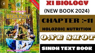 ONE SHOT LECTURE HOLOZOIC NUTRITION MDCAT  FSC NEWBOOK 2024 [upl. by Addia]