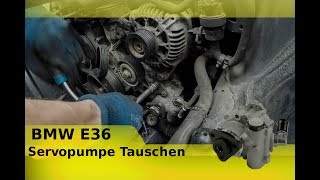 BMW E36 Servopumpe Tauschen [upl. by Kreiner560]