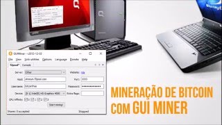 Minerar Bitcoin Computador e Notebook [upl. by Fu]