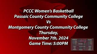 Passaic County Community College Womens Basketball Vs Montgomery County Community College [upl. by Acireed580]