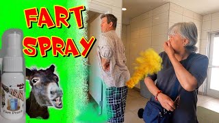 FARTING with the Strongest FART SPRAY 🤢💩 Funny Fart Prank 😝 [upl. by Leamaj]