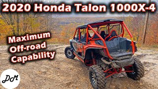 2020 Honda Talon 1000X4 4 Seater Fox Live Valve – POV Trail Ride Review and Race [upl. by Eignav]