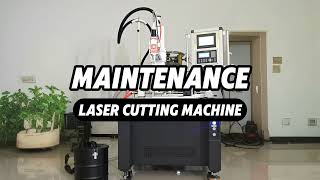 Laser Tube Cutting Machine Maintenance  Replace Lenses Nozzles and Ceramic Rings DMKLaser [upl. by Dilisio302]