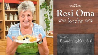 Resi Oma kocht  Brandteigkrapferln gefüllt [upl. by Aicenav356]