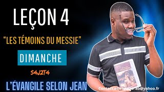 Leçon 4 Le témoignage de JeanBaptiste  DIMANCHE [upl. by Kwarteng]