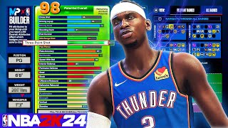 NEW NBA 2K24 MyPLAYER Builder Tips Badges Builds  Attributes Explained [upl. by Nerte731]