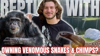 Inland Taipan Bite amp Chimp Crazy with Chandlers Wild Life  Reptiles With Podcast [upl. by Lemaj]