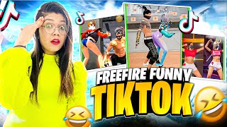 Free Fire Tik Tok Most Funny Video Reaction part22  Garena Free Fire  Bindass Laila [upl. by Akire800]