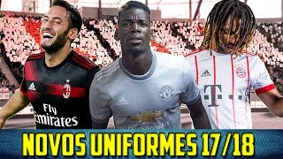 ESSE UNIFORME DO MILAN TÁ LINDO DEMAIS  Novos Uniformes 1718 [upl. by Aggappora257]