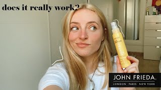 HOW I LIGHTEN MY HAIR WITHOUT BLEACH  Honest Review of John Friedas Go Blonder [upl. by Bills]