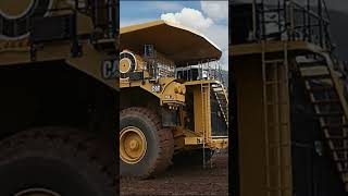 Massive Caterpillar Dump Truck  Drives Like A Car  truck caterpillar construction [upl. by Anerys243]