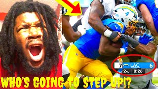 ONLY A 1 PT DIFFERENCE AT HALF CHARGERS VS RAIDERS HIGHLIGHTS REACTION 2024 WEEK 1 [upl. by Airamana]