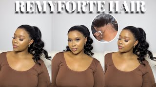 360 LACE FRONTAL WIG INSTALLATION FULL LACE WIG ft remyfortehair [upl. by Lasko30]