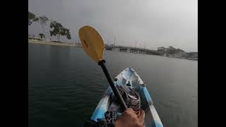 Kayak fishing in Long Beach California [upl. by Norris411]