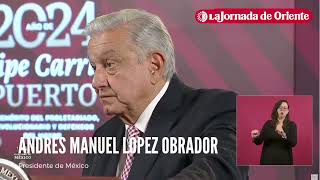 López Obrador envió pésame a familiares de militares que murieron en ataque con drones en Michoacán [upl. by Ardnnaed]