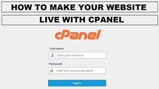 How to Make Your WordPress Website Live With cPanel Hosting [upl. by Teece70]