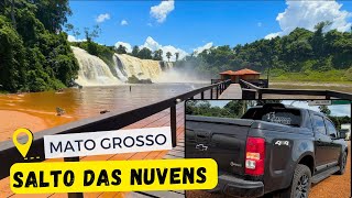 CACHOEIRA SALTO DAS NUVENS EM TANGARA DA SERRA NO MATO GROSSO [upl. by Ahsinod]