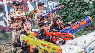 LTT Game Nerf War  Warriors SEAL X Nerf Guns Fight Rocket Crazy Wise Prisoners Escape [upl. by Adonis502]