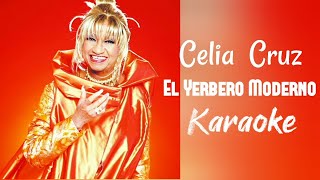 El Yerberito  Celia Cruz  KARAOKE ORIGINAL [upl. by Ysset284]