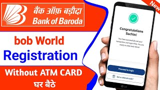 How To Register bob World App Without ATM Card  bob world app registration withou debit card [upl. by Nenad873]