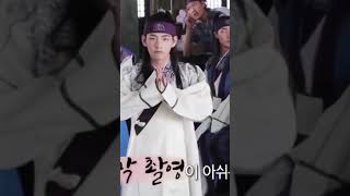 BEHIND THE SCENES OF HWARANG WITH TAEHYUNG OF BTS HWARANG FUNNY MOMENTS [upl. by Oigolue81]