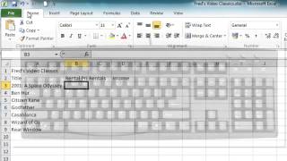 Excel 2010 Tutorial For Beginners 2  Enter amp Edit Text and Numbers Microsoft Excel [upl. by Gonzales]