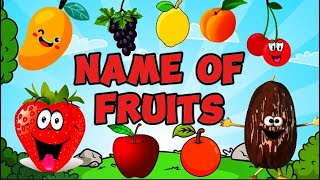 Name of Fruits  Fruit names in English  Banana Apple  Mango  Cherry  Grapes [upl. by Yorick]