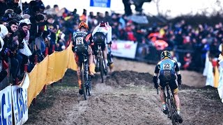 Elite Men’s Race Highlights  201516 Cyclocross World Cup  Koksijde Belgium [upl. by Pachton]