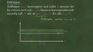 Konvergente og divergente tallfølger [upl. by Ginder]