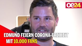 Edmund feiern CoronaFreiheit mit 10000 Fans [upl. by Etrem146]