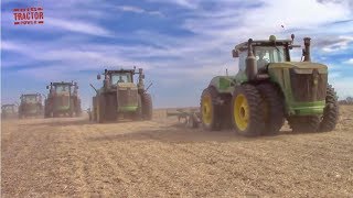 12 JOHN DEERE Tractors Plow Up 11000 Acres [upl. by Pritchett]