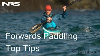 Online Sea Kayaking Tips Forward Paddling [upl. by Aicilak361]