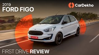 New 2019 Ford Figo Facelift Blu Review In Hindi  Blu bole to  CarDekhocom [upl. by Yelats155]