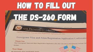 Completing DS260 for DV lottery What they WON’T tell you dvlottery2025 greencard [upl. by Soinski43]