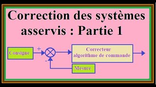 Correction des systèmes asservis Partie1 [upl. by Cathie]