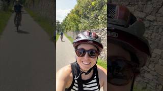 We rode EBikes from Krems to Durnstein in the Wachau Valley in Austria austria winery shorts [upl. by Kellyn]