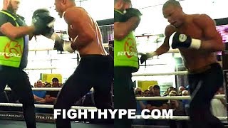 WHOA CHRIS EUBANK JR EXPLOSIVE WITH LIGHTNING FAST COMBOS READY TO PUT HANDS ON GEORGE GROVES [upl. by Adaminah338]