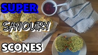 Soft and Fluffy SAVOURY SCONES Super Easy  Ep 93 [upl. by Anivad695]