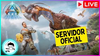 ARK ASCENDED SERVIDOR OFICIAL EPI 76 DOMANDO O GIGANTORAPTOR ark [upl. by Ahsanat]