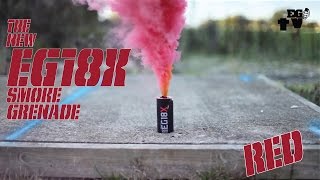 Enola Gaye EG18X Red Smoke Grenade [upl. by Ytak]