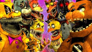 FNAF VS Demented vs Withered  Animation time [upl. by Brook]