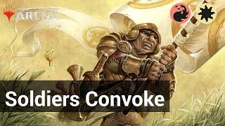 🔴⚪NEW CONVOKE VERSION BOROS SOLDIERS CONVOKE GAMEPLAY  STANDARD BO1 FOUNDATIONS  MTG ARENA [upl. by Wing]