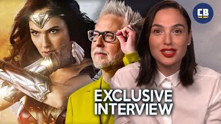 Gal Gadot CONFIRMS New Wonder Woman With James Gunn Comicbookcom Exclusive [upl. by Leinoto872]