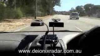 Beltronics Bel STi XR radar detector vs Multanova 6F test 1 [upl. by Leinad]