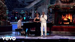 Andrea Bocelli Reba McEntire  Blue Christmas [upl. by Ennairb734]