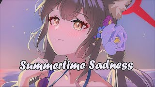 Lana Del Rey  Summertime Sadness Sped Up Lyrics 8D Audio Nightcore  USE HEADPHONES 🎧 [upl. by Missy]