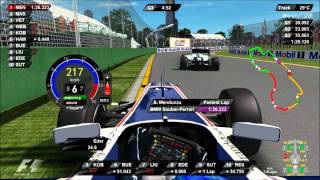 rFactor F1 2011 DRS KERS in USE Australia Q3 Driver Virtual Eder Belone [upl. by Oibesue98]