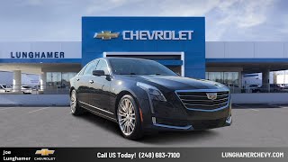 2018 Cadillac CT6 30L Twin Turbo Premium Luxury MI Waterford Clarkson Bloomfield Hills Whit [upl. by Giulia]