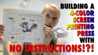 Building a 4Color MicroAdjusting Screen Printing Press [upl. by Ailedua236]